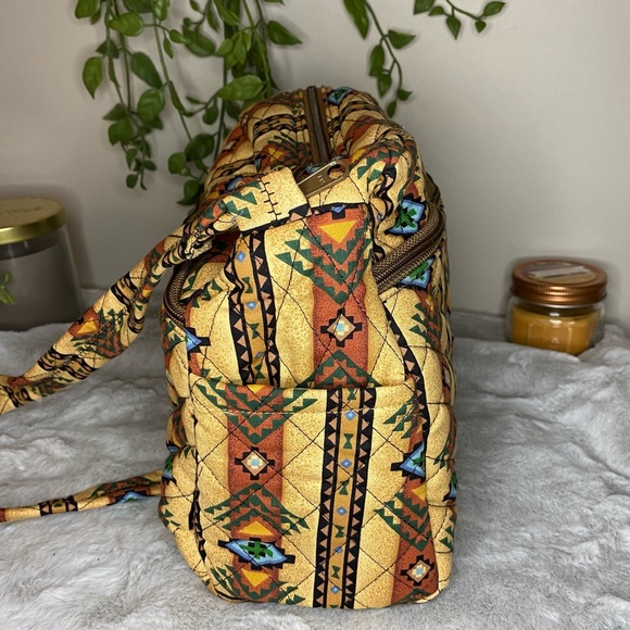 Multicolor Western Print Shoulder Purse-100% Durable Cotton - Picture 3 of 8